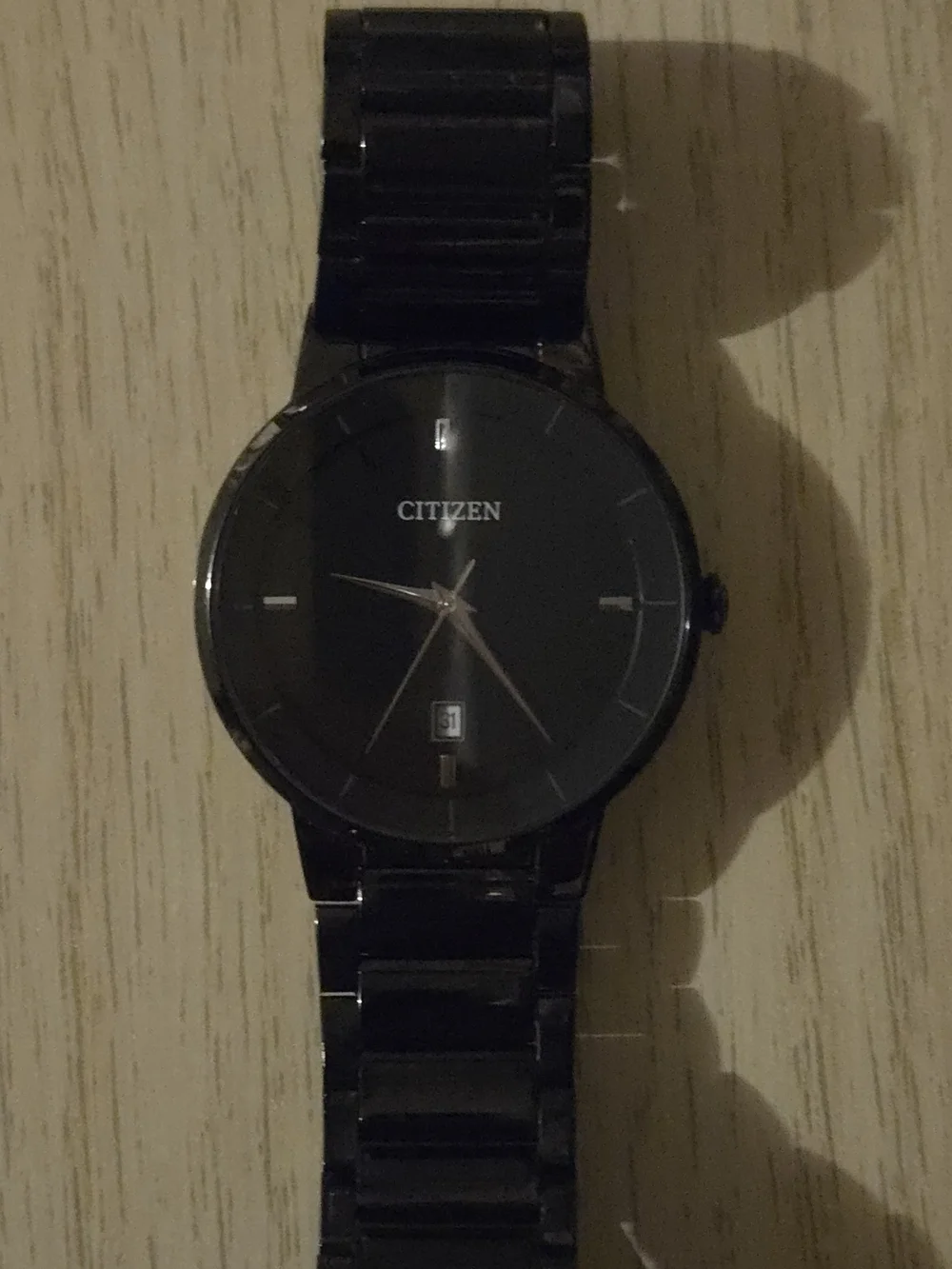 Citizen Men’s Quartz Black Stainless Steel Watch - BI5017-50E